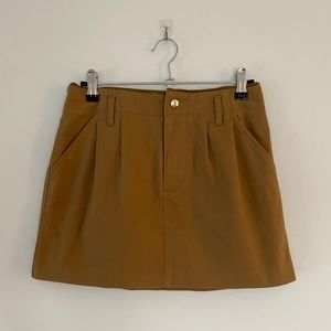 APC x CARHARTT Tan Cotton Canvas Miniskirt size XS
